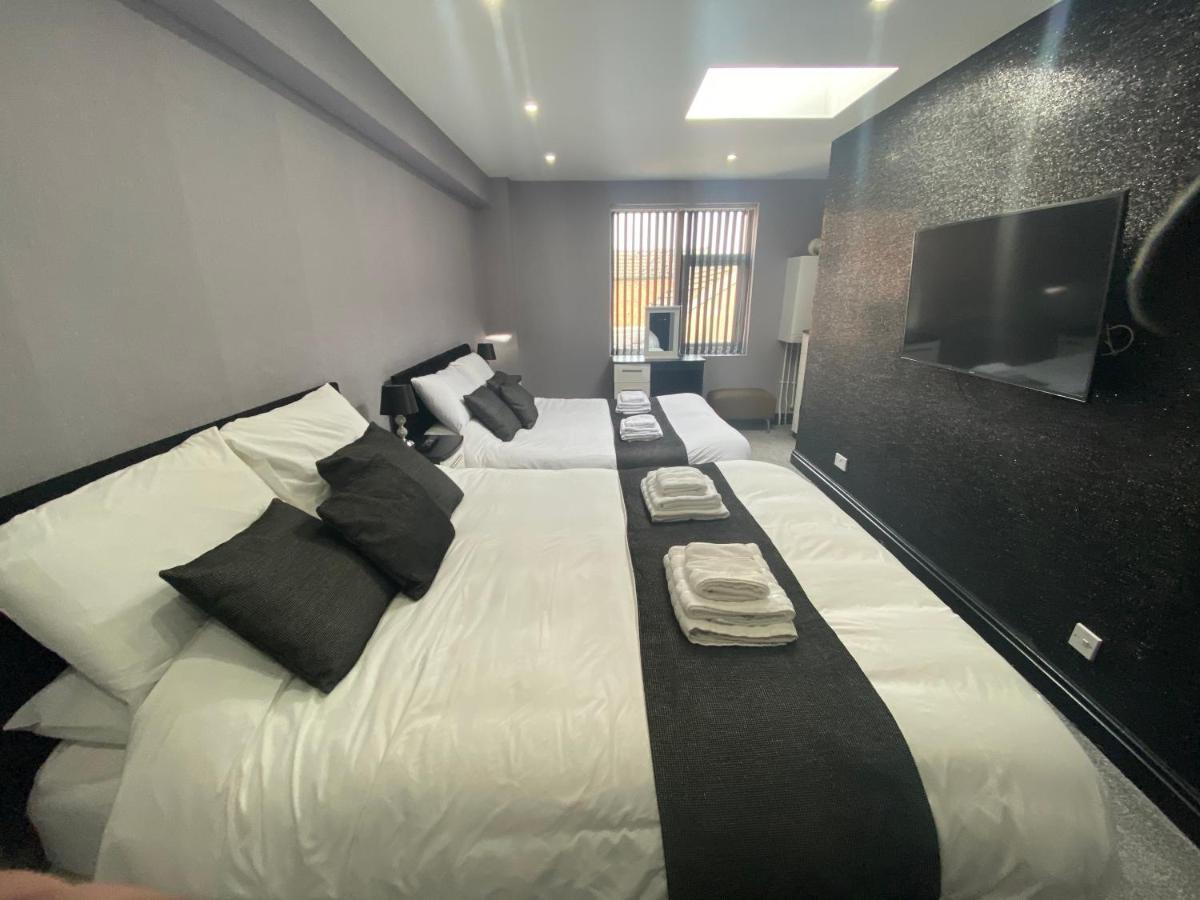 Boutique Blackpool 2 Bed Grey Apartment Sleeps 10 Eksteriør billede